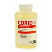 Huvepharma 537 Corid Amprolium 9.6% Coccidiostat 16oz Bottle Oral Calf Solution
