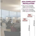 thumbnail image 4 of ADA CENTRAL SIGNS - No Smoking Anywhere on the Premises Sign - ADA Compliant Digitally Printed Text Wall Sign - Smoke-Free Area Signs for Offices, Businesses, Hotels & Restaurants – Plastic 7” x 5”, 4 of 7