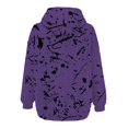 thumbnail image 4 of Pyhlmscde Winter Coats for Women, Fall Coats, Hoodies for Women, Women's Zip Up Hoodies Casual Long Sleeve Jacket Oversized Lightweight Pullover Sweatshirts with Pockets Purple XL, 4 of 5