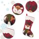 thumbnail image 4 of Fiudx Decoración del hogar Calcetines navideños con copos de nieve, calcetines gruesos y suaves, bolsas de caramelos, adornos navideños, adornos para árboles de Navidad, 4 of 7