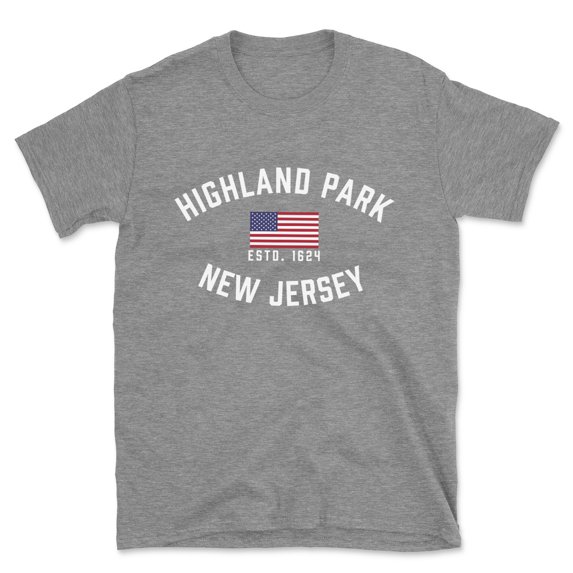 Highland Park New Jersey Patriot Men's Cotton T-Shirt