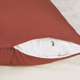 thumbnail image 4 of PiccoCasa 2 Pack Body Pillwcases 1800 Microfiber Zippered Long Pillowcase, King Orange, 4 of 8