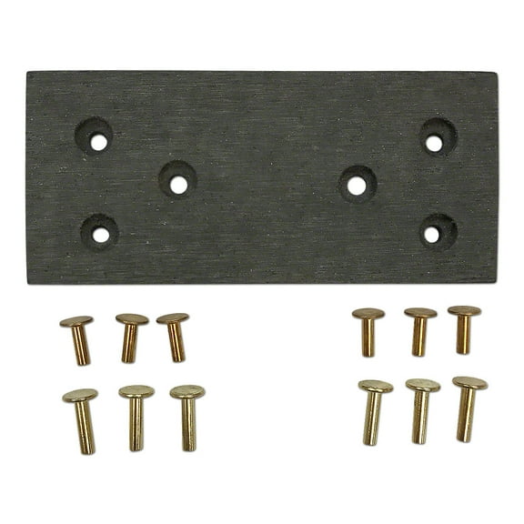 Belt Pulley Brake Lining Kit w/ Rivets Fits John Deere Tractor    D1592R D1932R R89780
