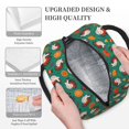 thumbnail image 3 of Yiaed Cartoon Turkey Print Lunch Bag Adult Insulated Lunch Box, Leakproof Cooler Food Lunch Containers Reusable High Capacity Lunch Tote Bags-One Size, 3 of 6