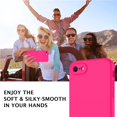 thumbnail image 4 of Cheeroll Shock Absorbent Silicone Cell Phone Case for Apple iPhone SE 2022, Hot Pink, 4 of 8