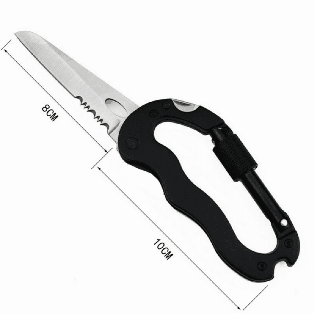 Jinyi Portable Knife Sharpener Mini Pocket Keychain Sharpener Foldable Knife  Sharpening Tool For Survival Hunting Fishing Hiking Camping Black (1pc, B