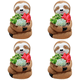 thumbnail image 1 of Macetero Suculento Resina Regalo Navidad Soporte para Plantas Con Flores Perezoso (perezoso), 1 of 4