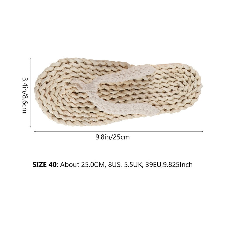 Straw Sandals Couple Slippers Trendy Japanese Mens Men's