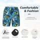 thumbnail image 3 of Fotbe snow board blue Traje de Baño para Hombre – Shorts de Natación de Secado Rápido con Forro y Bolsillos-Medium, 3 of 6