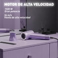 thumbnail image 5 of Secadora de Cabello 1500W Bluelander con Tecnología Iónica y Multiplicadora de Aire, 2 Velocidades y 4 Ajustes de Calor, Lavanda, 5 of 5