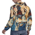 thumbnail image 6 of Lsque Patriotic Bulldog Welcome Pattern Casual Men's Hoodie,Hooded Sweatshirt with Kangaroo Pocket,Pullover Hoodie-Large, 6 of 7