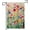 -, variant on Spring Summer House Flag 28x40 Inch Double Sided Outside Colorful Floral Wildflower Large Burlap for Yard Outdoor Seasonal Decoration Flag