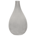 thumbnail image 1 of Bouclair Light Blue Frosted Glass Table Vase, 1 of 8