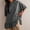 Dark Gray, variant on Casual Womens Summer Tops Pink Tunic Elbow Length T Shirt Peplum Crew Neck Summer Womens Blouses