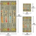 thumbnail image 3 of GZHJMY Bathroom Decorative Towel Set with Beautiful African Woman Pattern, 3-Piece Set with Bath Towel, Hand Towel & Washcloth, 3 of 7