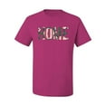 thumbnail image 2 of Wild Bobby, Home Floral Print Pop Culture Men's Graphic T-Shirt, Fuschia, 2XL, 2 of 3
