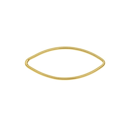 - Marquise Link Component, Closed 18 Gauge Wire 29x12mm, 1 Piece, 14K Gold Filled