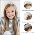 thumbnail image 5 of IFANLANDOR Crown Headwear Baroque Style Bridal Crown 1Pack Silver 6x2.2in, 5 of 8