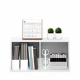thumbnail image 5 of Furinno LUDER 2-Cube Bookcase with Open Storage Shelves, 11.6 x 12.2 x 24 Inches, White, 5 of 5