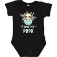 thumbnail image 3 of Inktastic Teacup Raccoon I Love My Papa Boys or Girls Baby Bodysuit, 3 of 5