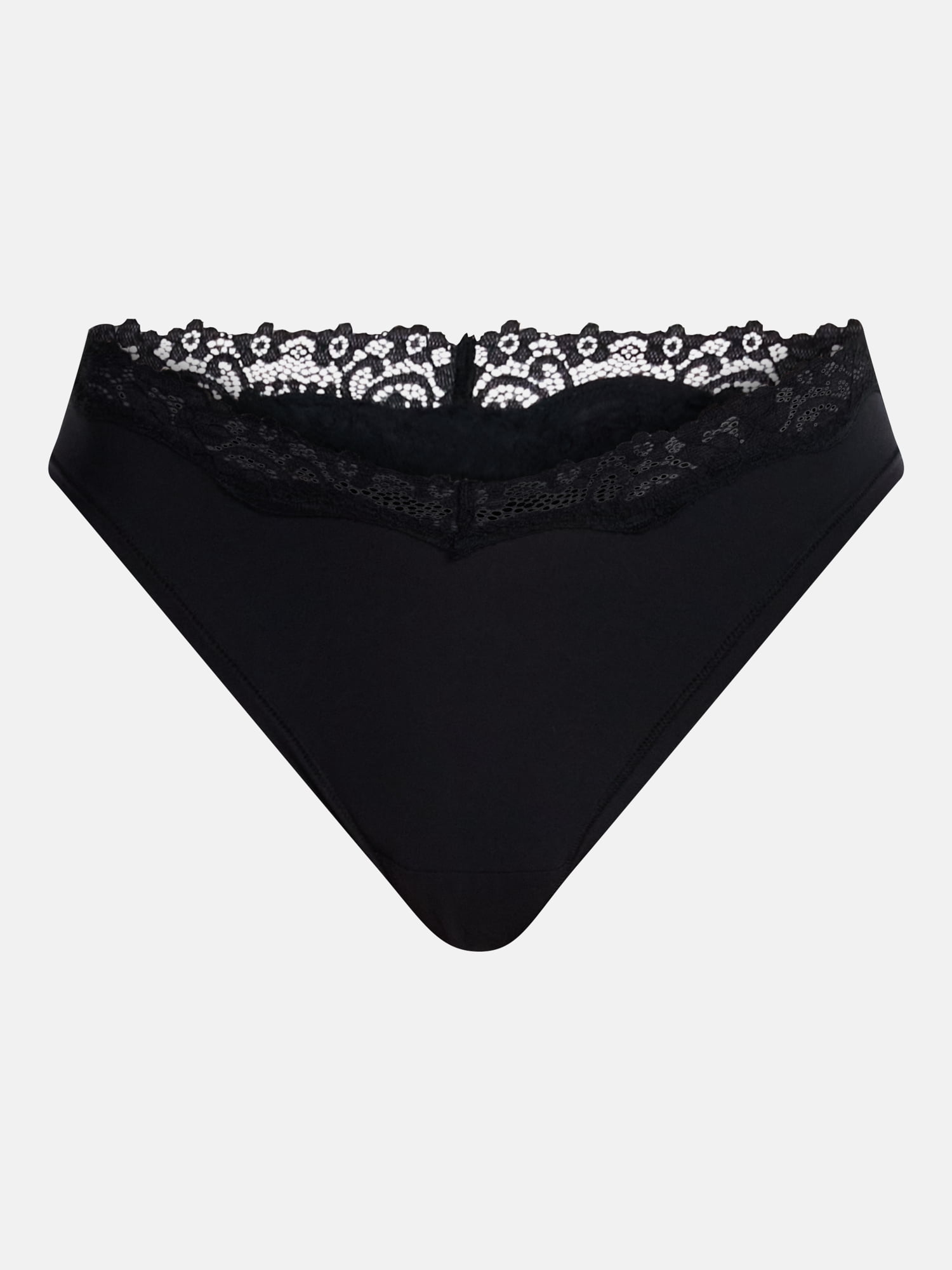 No Boundaries Fit Stretch Lace Thong Panties, 3-Pack, Women's XS-XXXL