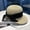 trg11-White, variant on Womens Straw Sun Hat Wide Brim Uv Protection Bucket Hat Foldable Packable Bowknot Visor Sun Cap Summer Outdoor Beach Cap Khaki One Size