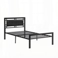 thumbnail image 3 of Twin Size metal bed with Sturdy System and Modern Style for Bedroom, 3 of 15