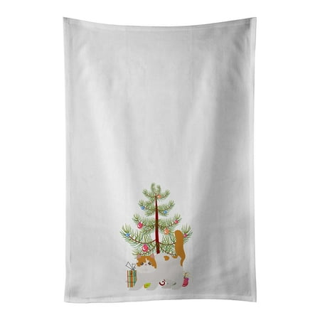 

Exotic Shorthair #4 Cat Merry Christmas White Kitchen Towel Set of 2 19 in x 28 in