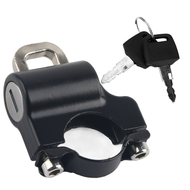 Helmet Lock, Fadeproof Motorcycle Helmetlock Universal Iron For Motorcycle Models With 22mm Handlebar