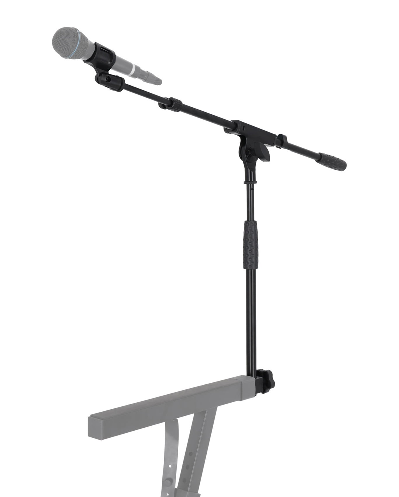 Rockville ZMS Mic Stand Attachment for Z-Stands Adjustable Boom, Height, and Angle