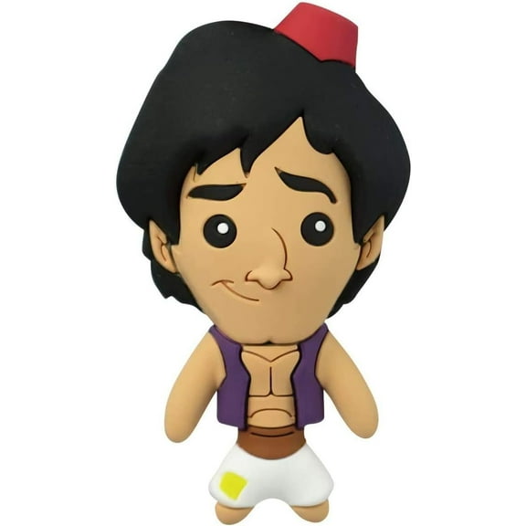 Disney Aladdin 3D Fridge Magnet - Aladdin Disney Magnets, Cool Magnetic Foam Figures for Disney's Aladdin Fans and Collectors, Perfect Kids Magnets for Fridge, Locker, Office, and Whiteboard
