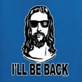 thumbnail image 5 of Wild Bobby Jesus: Ill Be Back Inspirational/Christian Women Standard V-Neck Tee, Royal, Medium, 5 of 5