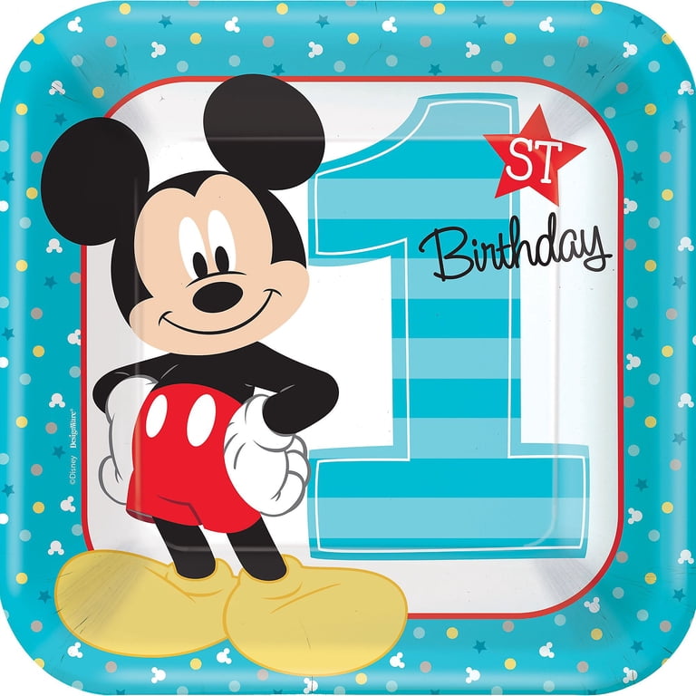 Mickey Mouse Happy 1st Birthday