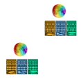 thumbnail image 1 of Matsuzay 589 Pieces Luminous Sticker Fluorescent Wallpapers Crafts DIY Planet Self-adhesive Background Meteors Arrangement Decals Glowing Verde 2piezas Matsuzay CBP457848, 1 of 6