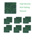 thumbnail image 4 of 12 Pieces 20" x 20" Artificial Grass Wall Backdrop Panels UV-Anti Greenery Boxwood Panels for Indoor Outdoor Green Wall Decor & Ivy Fence Covering Privacy,Artificial Hedge Green Wall, 4 of 5