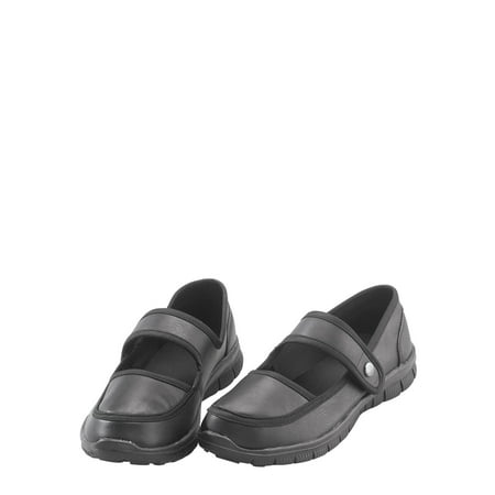 

Miles Kimball Silver Steps Feather Lite Mary Jane Shoes Gray Color