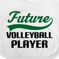 thumbnail image 4 of Inktastic Future Volleyball Player Boys Baby Bib, 4 of 4