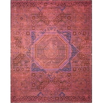 Nourison Timeless Machine Woven Blush Area Rugs 5'6" x 8'