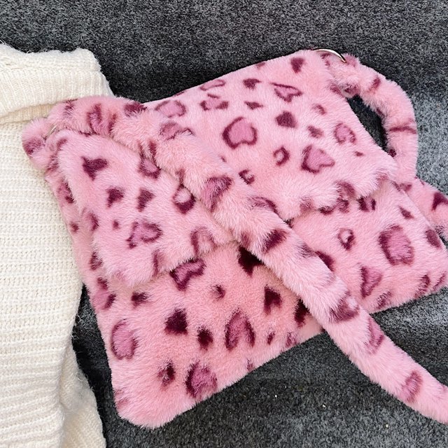 Bolsa de felpa cálidos suaves retro para mujer de teléfono mullidos de todo fósforo de otoño invierno Tmvgtek Para Estrenar