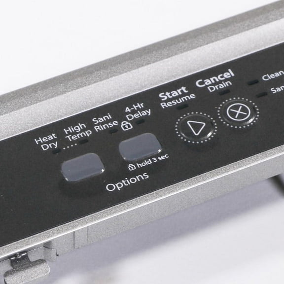 WPW10733627 Whirlpool Stainless Steel Control Panel OEM WPW10733627