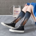 thumbnail image 5 of Picia Women Crew Soft Moisture-wicking Socks Running Horses Pattern Design Cotton Socks, One Size fit All, 5 of 6