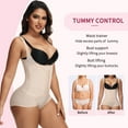 thumbnail image 3 of MISS COCOLI Shapewear Bodysuit for Women Tummy Control Body Shaper High Waist Trainer Open Bust Bodysuit, 3 of 6