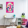 thumbnail image 4 of Stupell Industries Eclectic Floral Bloom Letter J Canvas Art, 24 x 36, by Hannah Byatt, 4 of 8