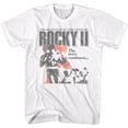 thumbnail image 1 of Rocky Rocky II Poster White Adult T-Shirt, 1 of 2