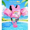 thumbnail image 4 of Chaleco Flotador MoKo para Niños 7-14 kg Unicornio Rosa, 4 of 4