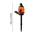 thumbnail image 3 of Tarmeek Halloween Solar Garden Lights Skull Pumpkin Stake Lights Solar Ground Stake Yard Decor Waterproof Pathway Lights for Patio Lawn Garden Light Auto On at Dusk Easy Install No Wiring, 3 of 6