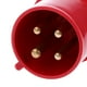 thumbnail image 2 of Adaptador convertidor de enchufe de 32 amperios de cuatro clavijas, resistente a la intemperie, 380 V, 2 of 6