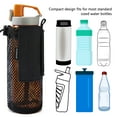 thumbnail image 6 of BASSDASH Water Bottle Pouch with Molle Straps Belt Clip Carabiner Foldable Mesh Holder Bag for Travel Fishing Hunting Hiking Outdoor Activities, 6 of 6