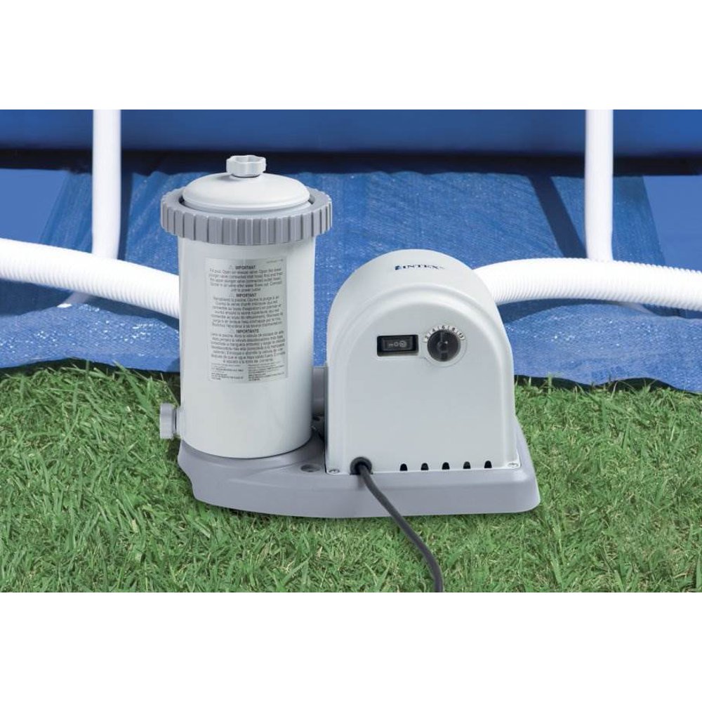INTEX 1500 GPH Easy Set Swimming Pool Filter Pump with Timer | 56635E