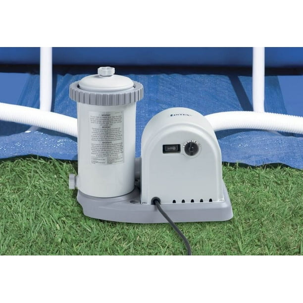 INTEX 1500 GPH Easy Set Swimming Pool Filter Pump with Timer 56635E